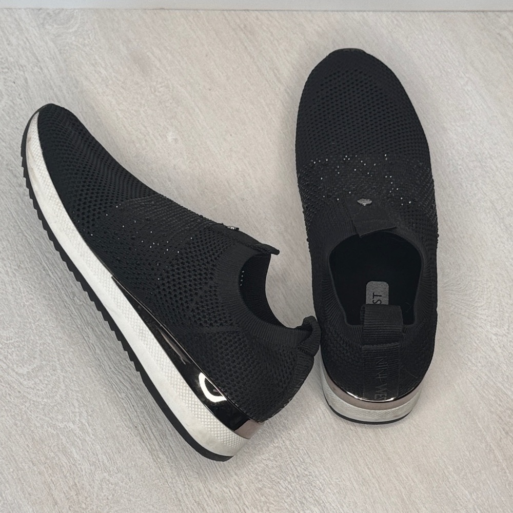 Nine West Black Knit Women's Sneakers
